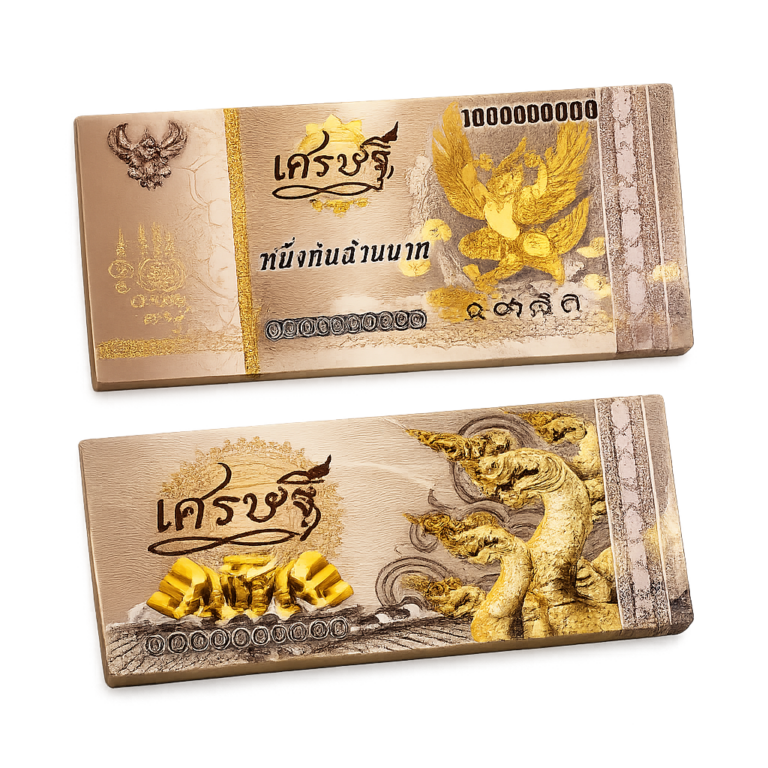 แบงค์ขวัญถุงเรียกทรัพย์ | ธนบัตรมงคล | BPK Printhub