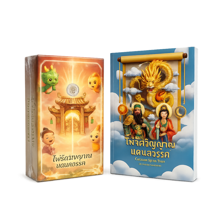 ไพ่จิตวิญญาณแดนสวรรค์ พร้อมหนังสือคู่มือ | BPK printhub
