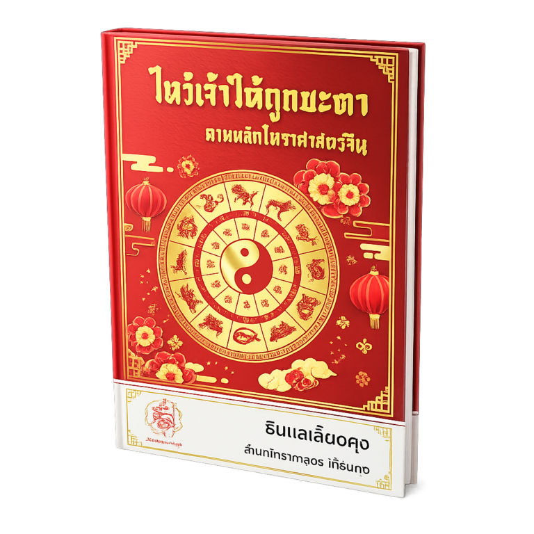 หนังสือไหว้เจ้าให้ถูกชะตา โดยซินแสเคี้ยงคุง | BPK Printhub