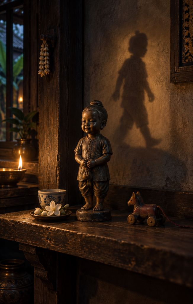 ไพ่กุมารทอง Thai Occult Oracle สื่อถึงผู้ช่วย โชค และโอกาสที่ไม่คาดคิด