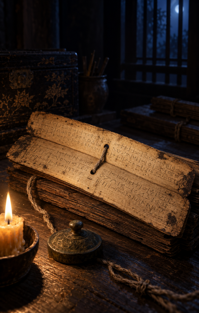 ไพ่คัมภีร์ใบลาน Thai Occult Oracle สื่อถึงภูมิปัญญาเก่า วิชา และความรู้ที่ซ่อนอยู่